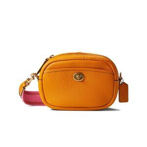 Coach Pebbled leather camera bag with turnlock